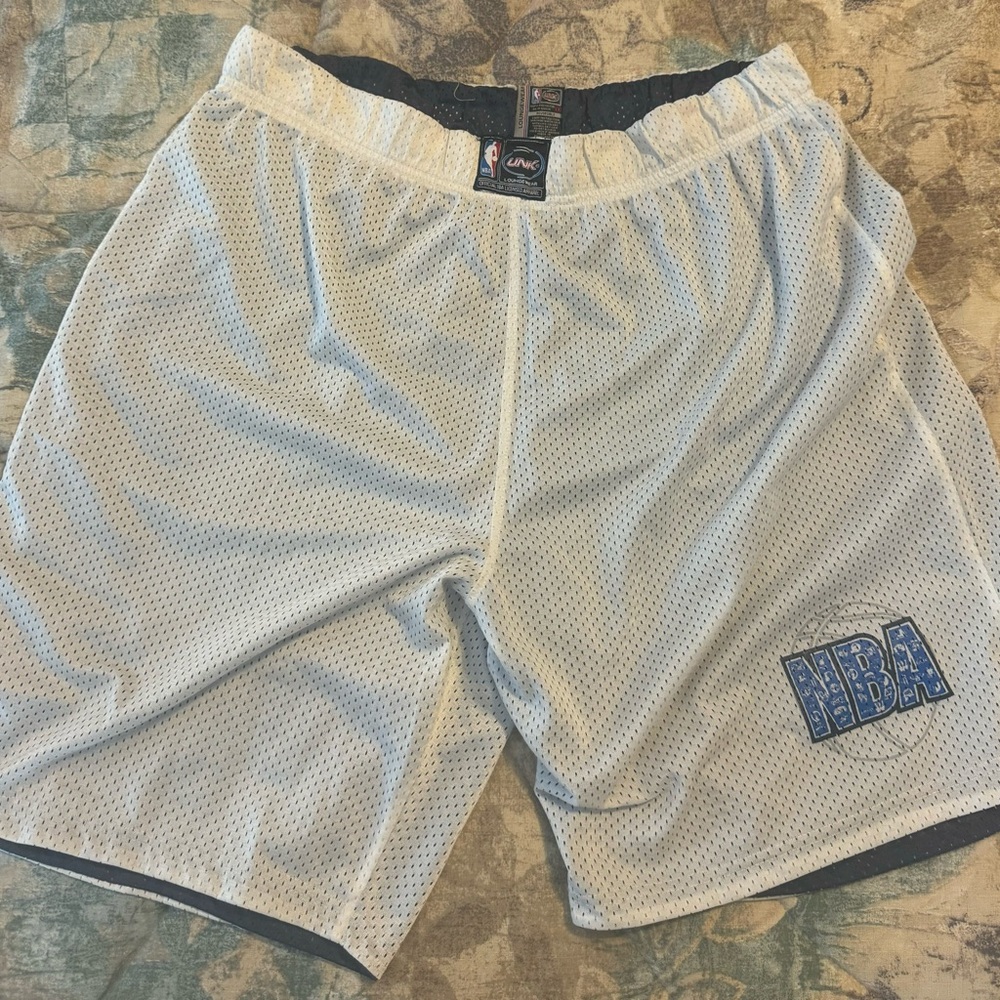 NBA White Athletic Shorts